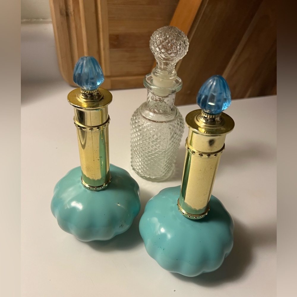 Vintage Avon bundle, 2 Bird of Paradise Cologne Mist bottles